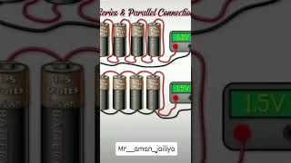 Series amp parallel connection 💡 electrical youtubeshorts itistudent subscribers minivlogs ❌💡💝 [upl. by Borchers]