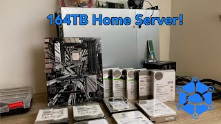 Building a massive 164TB Home Server with 12HDD’s  maximizing my Storj Earnings amp much more [upl. by Aicilaanna85]