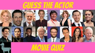 Movie Actor Quiz  Name the Actor or Actress  100 Famous Movie Stars [upl. by Ayekim]