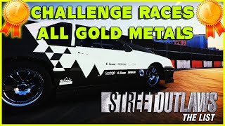 Street Outlaws the List Challenge Races All Gold Metals🥇🥇✔ [upl. by Yesrod]