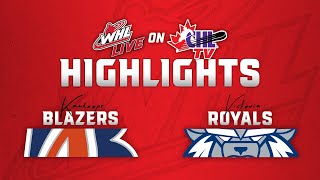 Kamloops Blazers at Victoria Royals 116  WHL Highlights 202425 [upl. by Atnod]