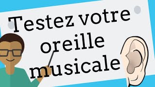 Dictée musicale avec une note de référence facile [upl. by Snowman910]