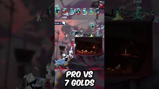 Random Pro vs 7 GOLDS AT ONCE 😅brawlhalla [upl. by Atilef]