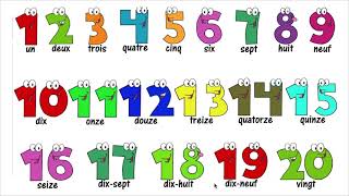 French Numbers One To Twenty  French [upl. by Itra]