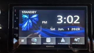 Auto VLOG Stock Kenwood Headunit TimeClock Reset Issue  Resolved Honda Brio RS 20232024 [upl. by Bonacci855]