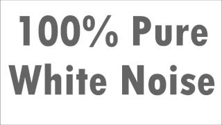 Pure High Quality White NoiseSleep Better Improve Focus Meditate [upl. by Edwyna]