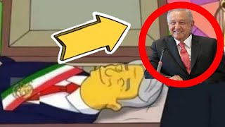 Los Simpson predicen la muerte de AMLO tras su desvanecimiento [upl. by Ephrem]