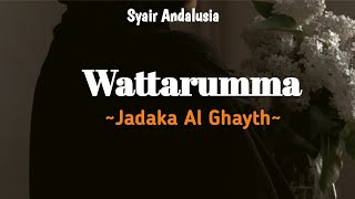 Wattarumma Jadaka Al Ghayth  Syair Andalusia  Lirik Arab amp Terjemahan  Cover by Andira Syakira [upl. by Anotyal]