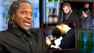 Pusha T Backs Kanye West Exposes Drake Affair With Kim amp Secret Daughter [upl. by Aalst]