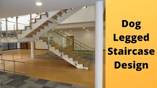 Design of Dog Legged Staircase  How to design staircase as per IS Code [upl. by Chemesh]