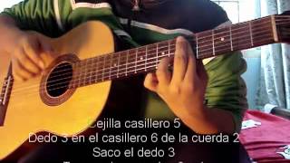 Como tocar Durazno Sangrando tutorial por Lisandro Flores PARTE 1 [upl. by Tterrej]