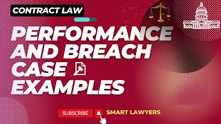 Performance and Breach and case examples [upl. by Lacsap]