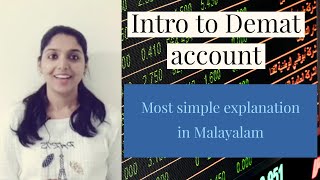 Ep 3 Demat account explained in Malayalam [upl. by Eedahs187]