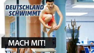 Franzis Schwimmtipp Nr 8 Ins Wasser springen  Deutschland schwimmt – Mach mit [upl. by Ilera]