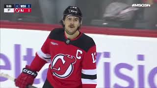 Nico Hischier Goal 15 Vs Washington 113024 [upl. by Owena764]