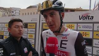 Marc Soler  Entrevista en la salida  Volta Ciclista a Catalunya 2023  Etapa 5 [upl. by Nerred]