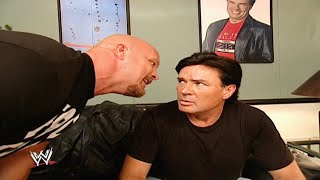 Stone Cold amp Eric Bischoff Backstage Segment 8112003 [upl. by Ziom]