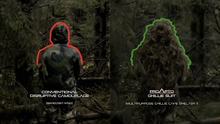 Human Shape Disruption Ghillie Suit Camouflage [upl. by Peggie562]