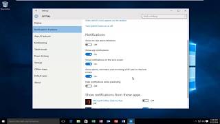 How To Enable App Notifications In Windows 10 Tutorial [upl. by Anaitak877]