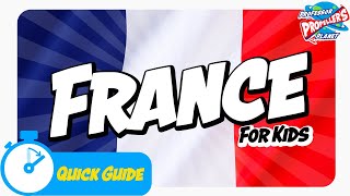 France for Kids  Fun facts on the French travel guide for kids [upl. by Pietro]