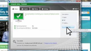 Microsoft Security Essentials  Free AntiVirus for Windows Tutorial [upl. by Sioled107]