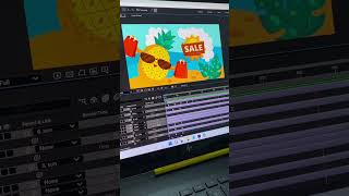 Social Media Animation aftereffects animation motiongraphics motion sale socialmedia summer [upl. by Prager]