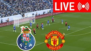 🔴LIVE FC Porto vs Manchester United  Europa League 2425  PES 21 Simulation Gameplay [upl. by Notsua]