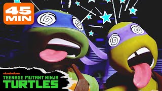 45 MINUTES of the Turtles Getting Their BUTTS Kicked 💥  Teenage Mutant Ninja Turtles [upl. by Nirel682]