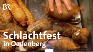 Kesselfleisch Schlachtfest in Oedenberg  Zwischen Spessart und Karwendel  BR  Doku  Reportage [upl. by Xonel]