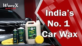 How to apply wax on car  Wavex Carnauba Wax Polish for high gloss and protection [upl. by Allare304]