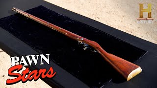 Pawn Stars Do America quotIncredibly Rarequot Musket in PERFECT Condition S2 [upl. by Dot127]