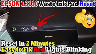 Epson L3110 Service Required Solution [upl. by Anitsyrc]