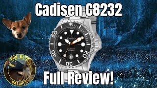 Cadisen C8232 Aqua Diver Automatic Watch Review [upl. by Fronniah]