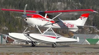 Cessna 182 Seaplane Takeoff [upl. by Gitlow]