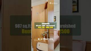 Fully Furnished 2BHK Apartment for Rent in Edapally Near Amritha Hospital [upl. by Knighton]