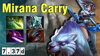 Mirana Carry on the Hunt  737d Dota 2 [upl. by Renckens]