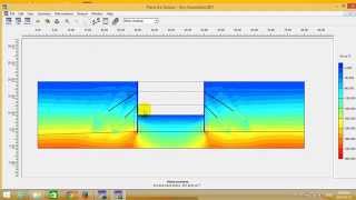 Plaxis 2D tutorial Lesson 4 Dry Excavation amp Tie back wall [upl. by Infeld]