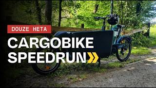 Douze Heta review amp speedrun Light Nimble amp Fast Cargo Bike [upl. by Vaclava]