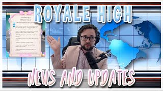 ROYALE HIGH NEWS amp UPDATES with a RH Developer  Royale High Tea Spill [upl. by Adnarrim]