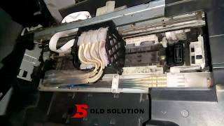 how to change epson l210 ink pipe with full video of how to open epson l210 [upl. by Rotce]