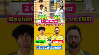 Will CSK Retain Conway amp Rachincskcskfansindvsnziplipl2025iplauctionauctionshortstrending [upl. by Rollins510]