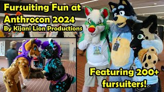 Anthrocon 2024 Fursuiting Fun Con Video [upl. by Grizel]