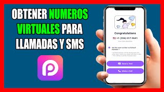 Obtener numeros virtuales gratis para llamada y sms2024 [upl. by Fasto557]