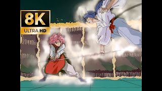 Genkai vs Shishiwakamaru 8K  Yu Yu Hakusho EP 4849 [upl. by Laehcimaj]