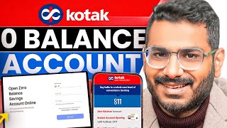 Kotak Mahindra Bank Open Account Zero Balance  Kotak 811 Account Opening Online Zero Balance [upl. by Donaldson106]