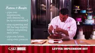 How To Write Perfect Letters On Cake  Cake Decorating Supplies  Cake Boss Baking [upl. by Huntington]