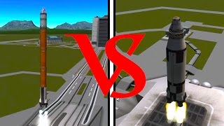 La diferencia entre SpaceX y Blue Origin  Kerbal Space Program [upl. by Bodi]