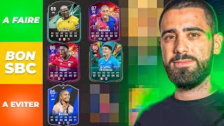 LA TIERLIST DES SBC DU MOMENT SUR EA SPORTS FC 25 [upl. by Miguelita]