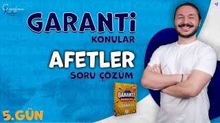 6 GÜNDE TYT  MSÜ COĞRAFYA 2025 📕 GARANTİ KONULAR KAMPI5 🌍 DOĞAL AFETLER SORU ÇÖZÜMÜ [upl. by Rokach435]