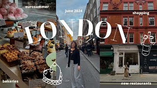 london summer days  viral bakeries pasta omakase marylebone remote work  june 2024 vlog [upl. by Rehpoitsirhc]